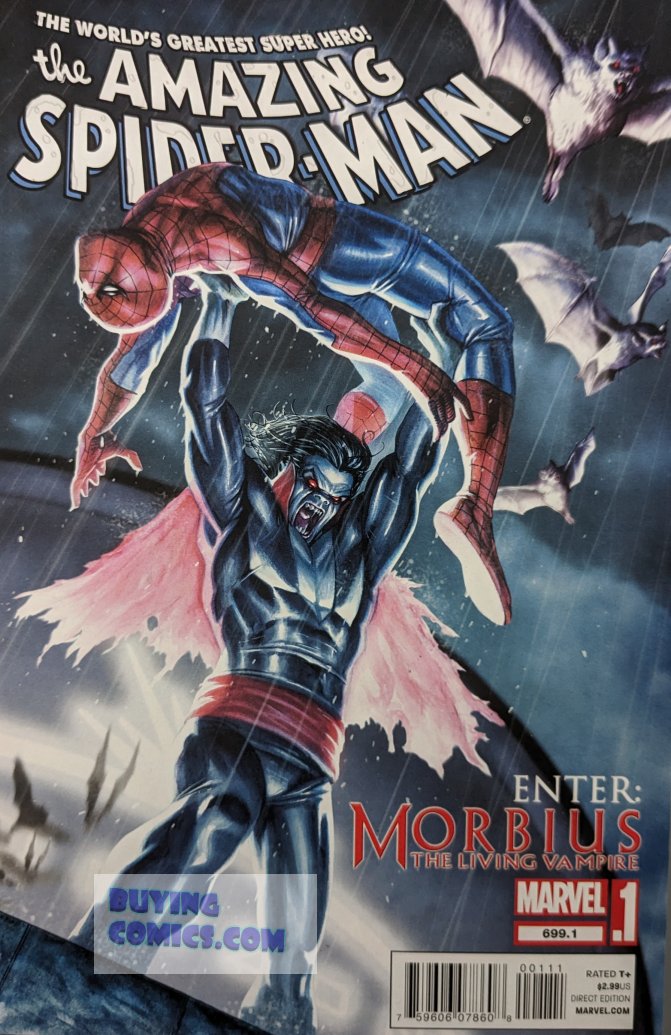 Amazing Spider-Man #699.1 Comic Book Cover Art