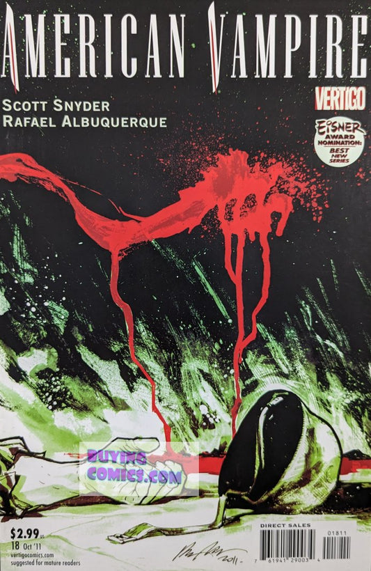 American Vampire #18 Comic Book Cover Art