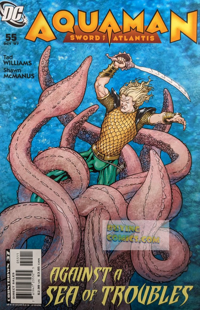 Aquaman #55 Comic Book Cover Art