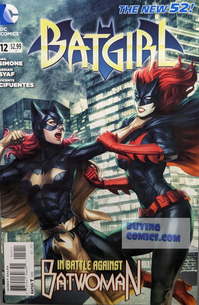 Batgirl #12 Comic Book Cover Art