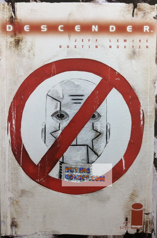 Descender #2 Comic Book Cover Art by Dustin Nguyen