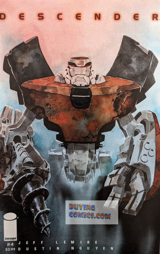 Descender #4 Comic Book Cover Art by Dustin Nguyen