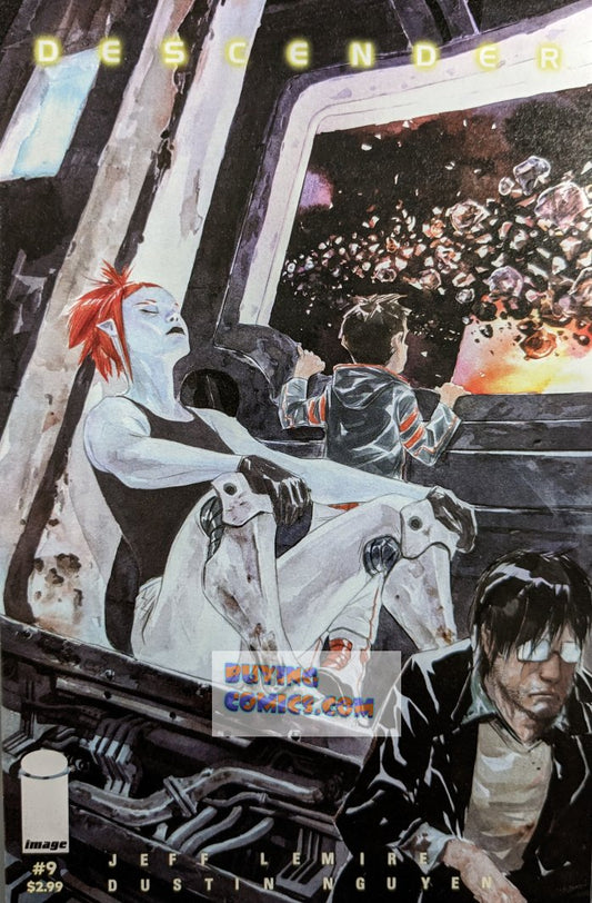 Descender #9 Comic Book Cover Art by Dustin Nguyen