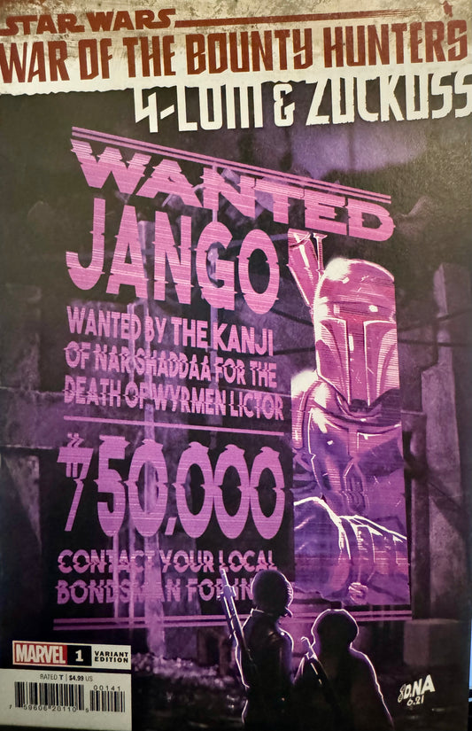 STAR WARS WAR OF THE BOUNTY HUNTERS 4-LOM & ZUCKUSS#1D