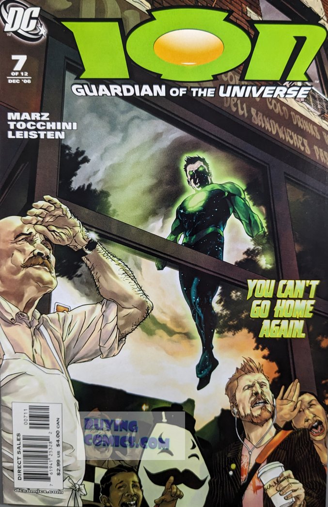 Ion #7 Comic Book Cover Art