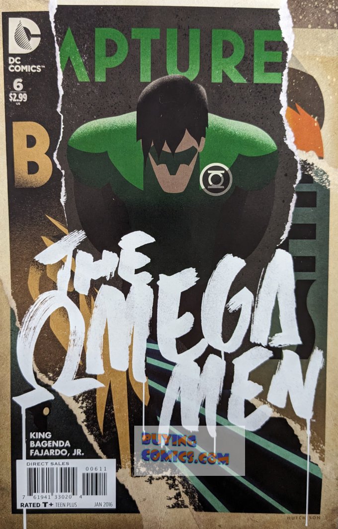 The Omega Men #6 Comic Book Cover Art by Trevor Hutchison