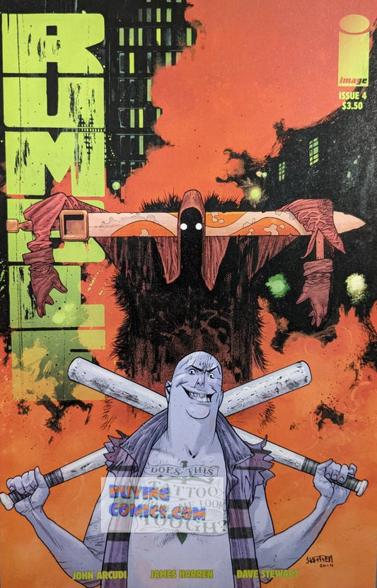 Rumble #4 Comic Book Cover Art