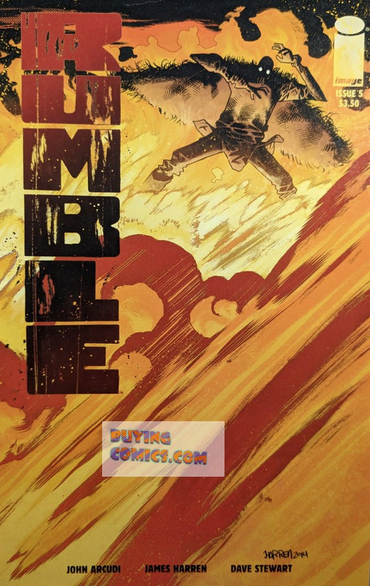 Rumble #5 Comic Book Cover Art