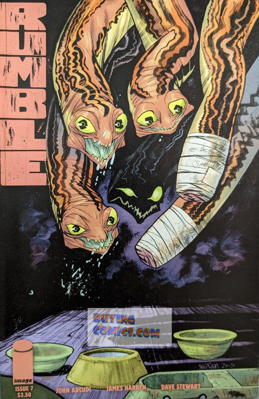 Rumble #7 Comic Book Cover Art