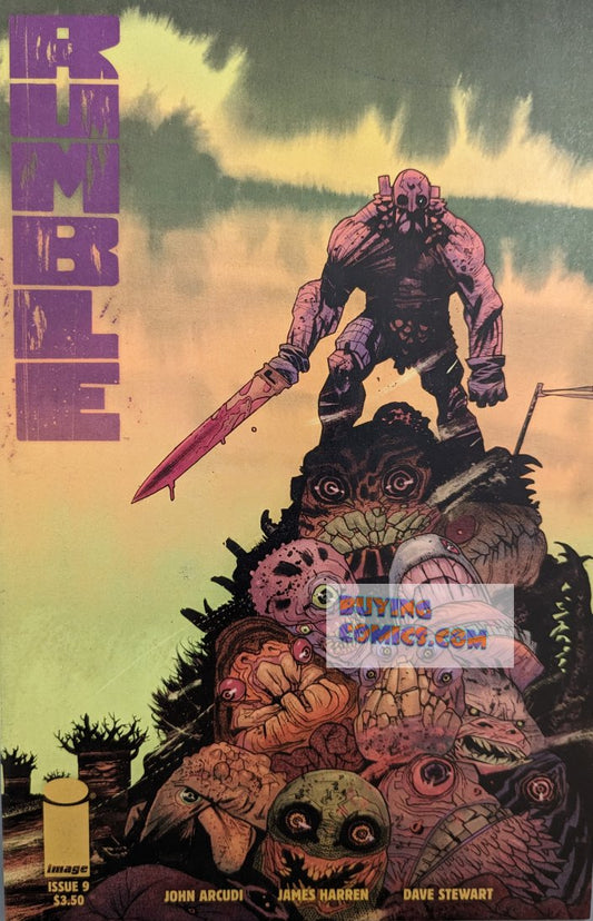 Rumble #9 Comic Book Cover Art