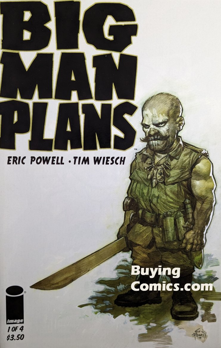 Big Man Plans #1 Comic Book Cover Art