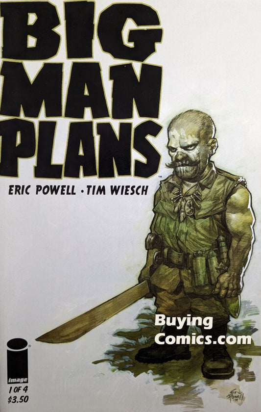 Big Man Plans #1 Comic Book Cover Art