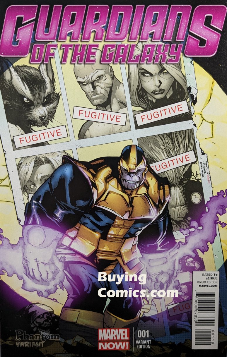 Guardians Of The Galaxy #1 Comic Book Cover ARt