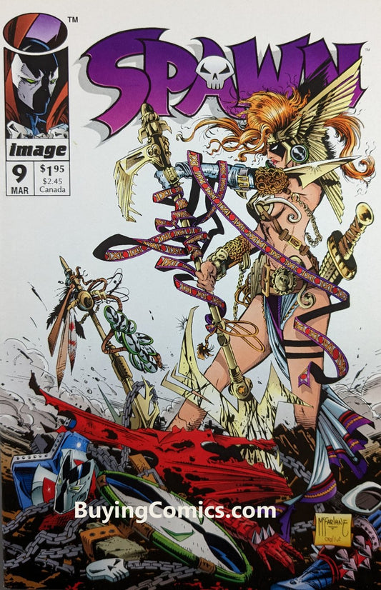 Spawn #9 Comic Book Cover Art