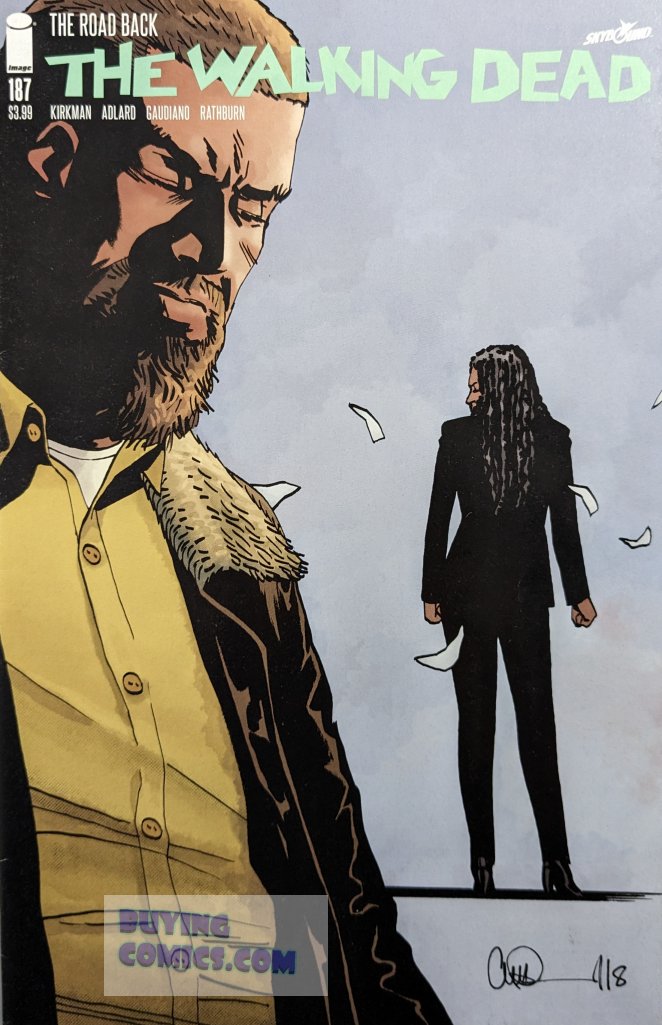 Walking Dead #187 Comic Book Cover Art