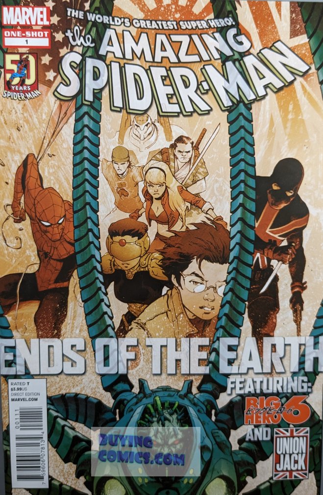 Amazing Spider-Man: Ends Of The Earth #1 Comic Book Cover Art