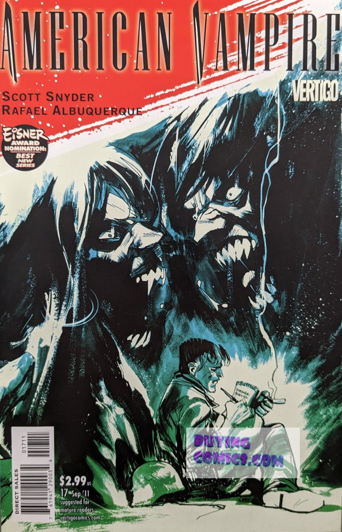 American Vampire #17 Comic Book Cover Art