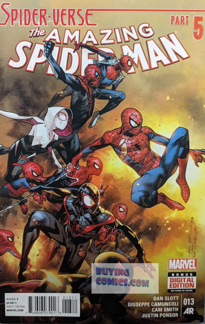 Amazing Spider-Man #13 Comic Book Cover Art