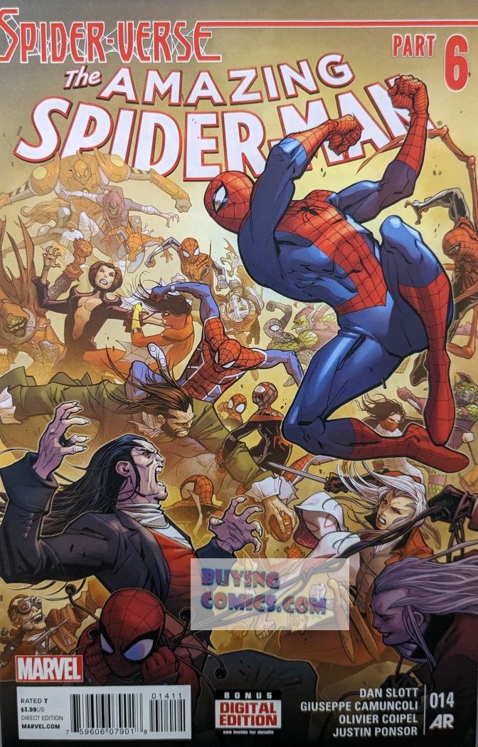 Amazing Spider-Man #14 Comic Book Cover Art