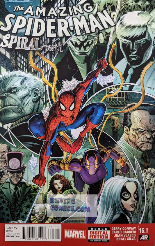 Amazing Spider-Man #16.1 Comic Book Cover Art