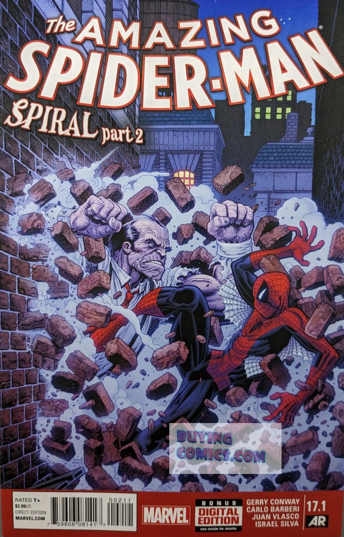 Amazing Spider-Man #17.1 Comic Book Cover Art