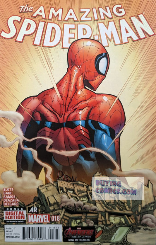 Amazing Spider-Man #18 Comic Book Cover Art