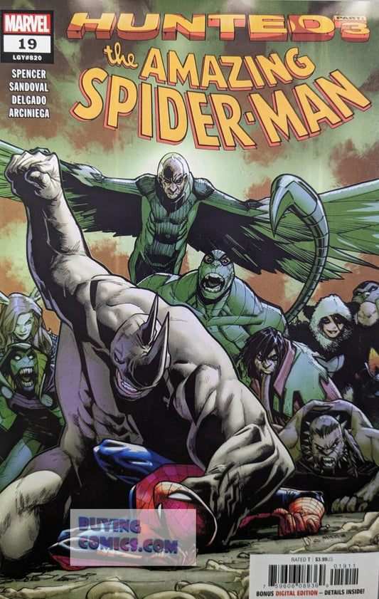 Amazing Spider-Man #19 Comic Book Cover Art