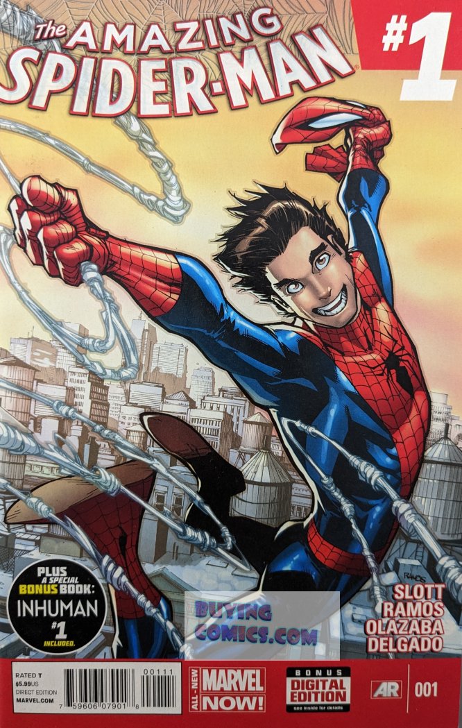 Amazing Spider-Man #1 Comic Book Cover Art