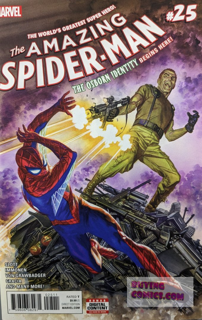 Amazing Spider-Man #25 Comic Book Cover Art