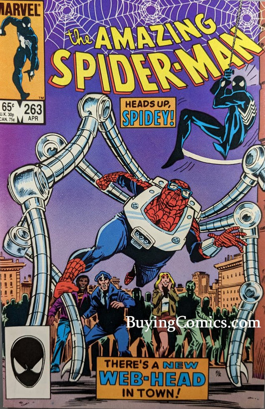 Amazing Spider-Man #263 Comic Book Cover Art