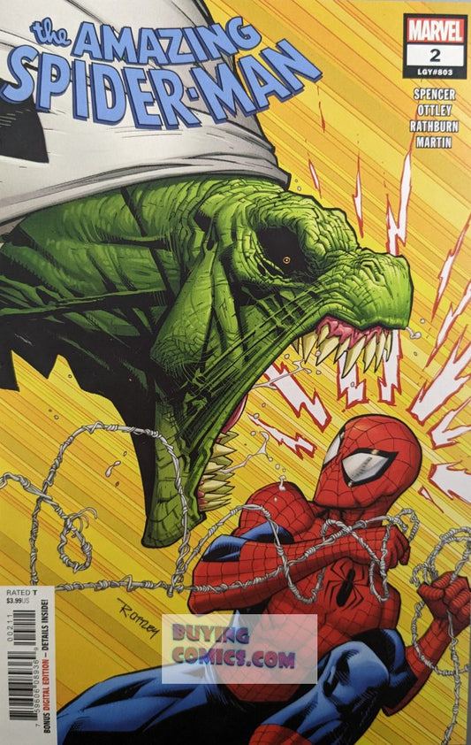 Amazing Spider-Man #2 Comic Book Cover Art