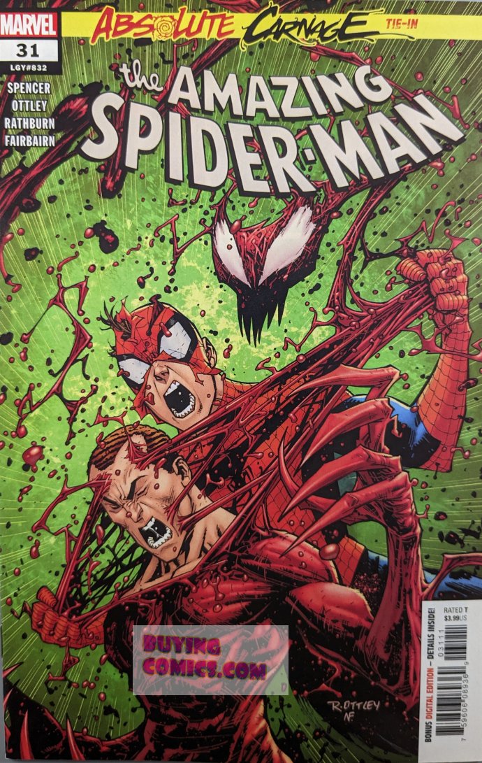 Amazing Spider-Man #31 Comic Book Cover Art