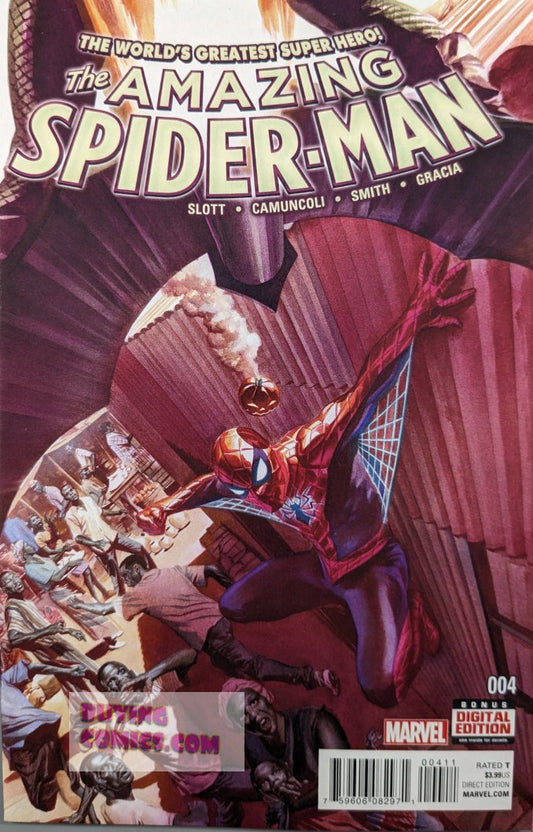 Amazing Spider-Man #4 Comic Book Cover Art