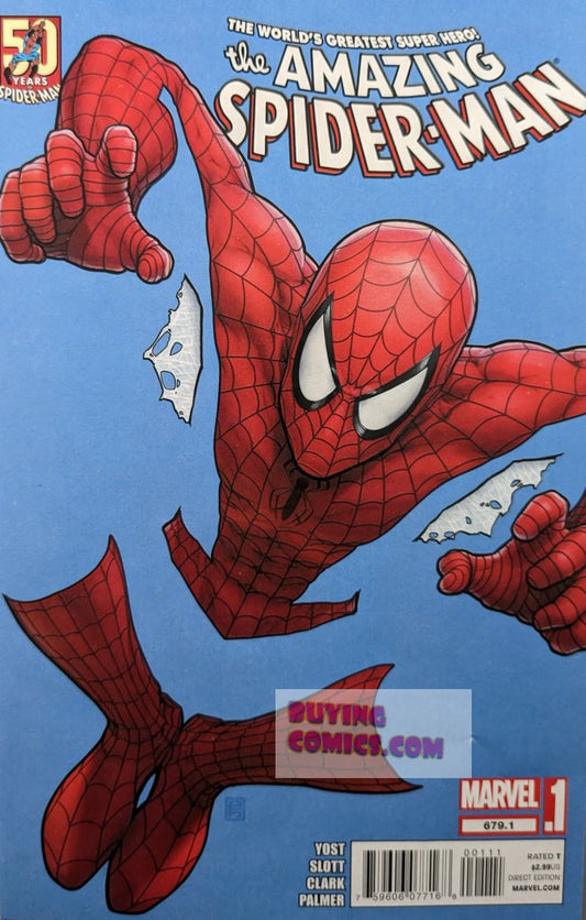 Amazing Spider-Man #679.1 Comic Book Cover Art