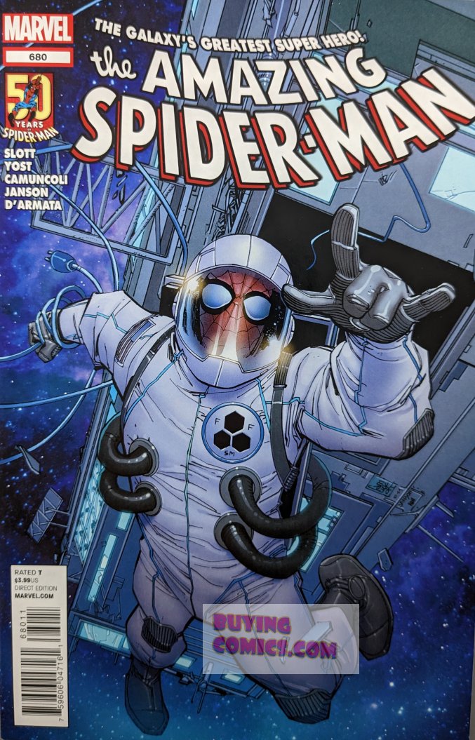 Amazing Spider-Man #680 Comic Book Cover Art