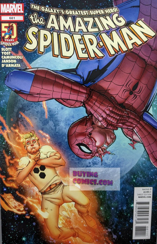 Amazing Spider-Man #681 Comic Book Cover Art