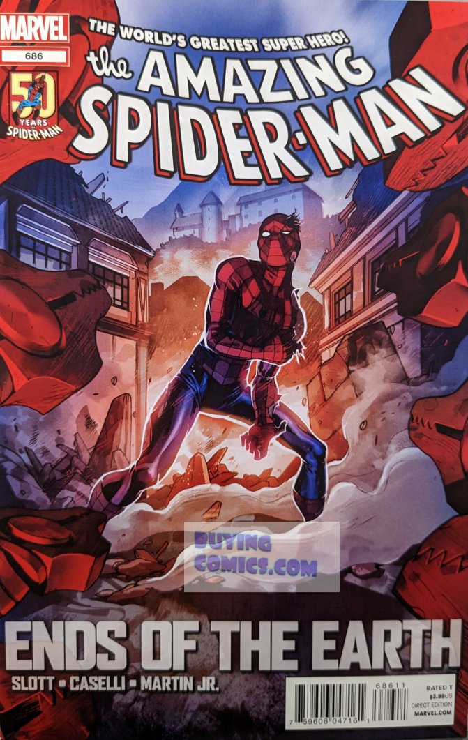 Amazing Spider-Man #686 Comic Book Cover Art