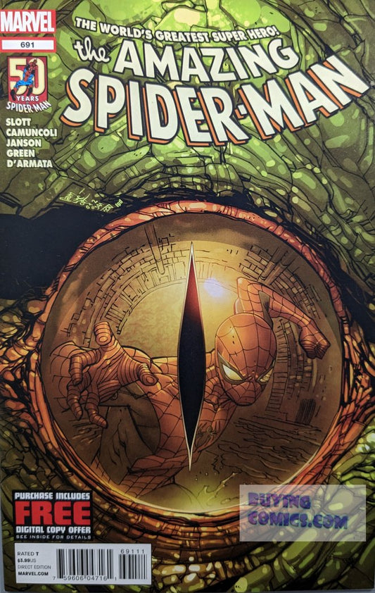 Amazing Spider-Man #691 Comic Book Cover Art