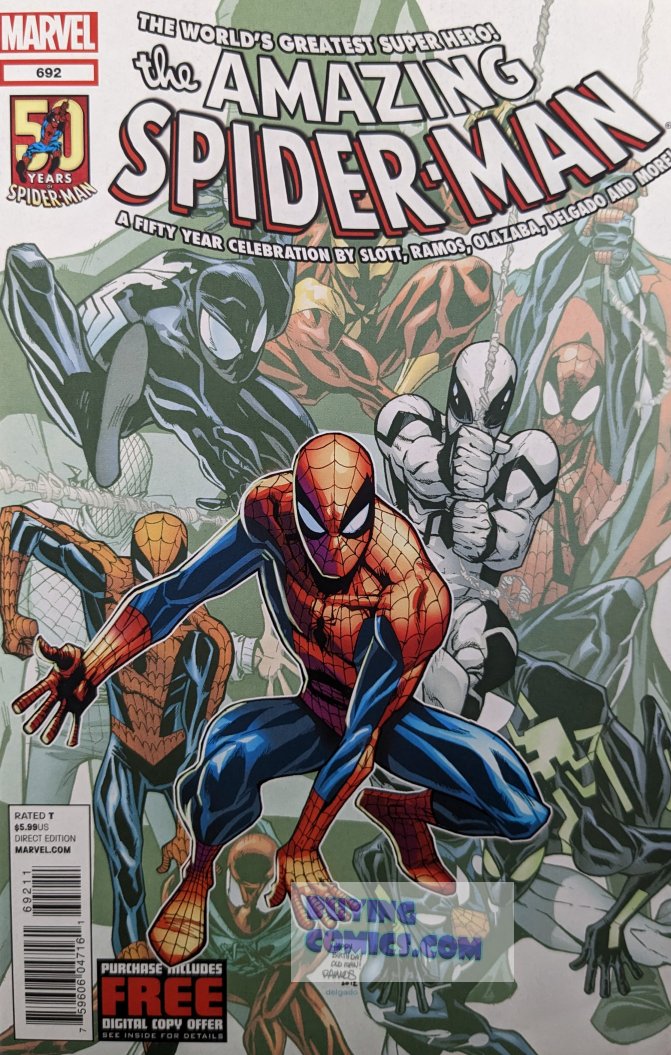 Amazing Spider-Man #692 Comic Book Cover Art