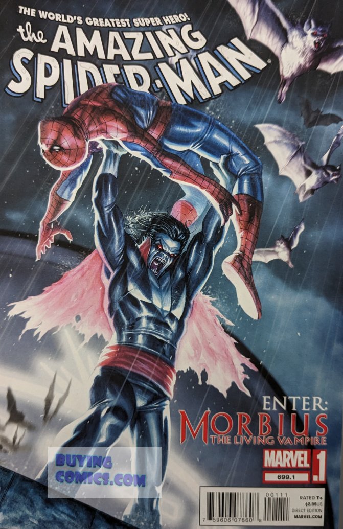 Amazing Spider-Man #699.1 Comic Book Cover Art