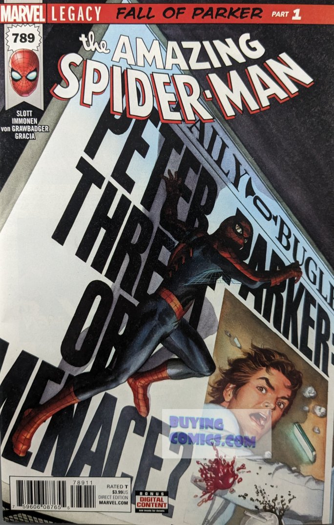 Spider-Man #789 Comic Book Cover Art