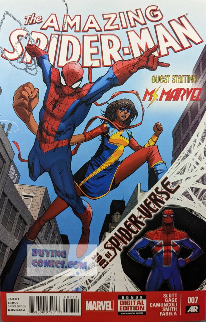 Amazing Spider-Man #7 Comic Book Cover Art