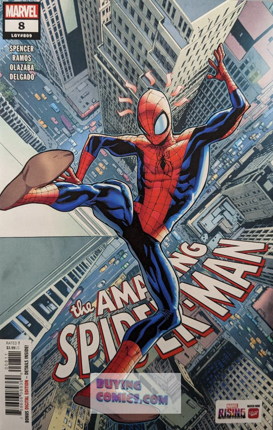 Amazing Spider-Man #8 Comic Book Cover Art