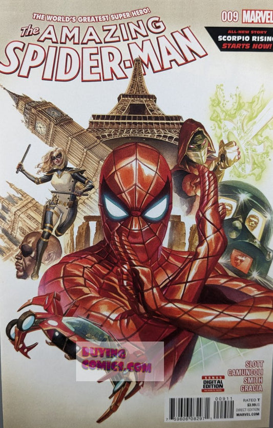 Amazing Spider-Man #9 Comic Book Cover Art