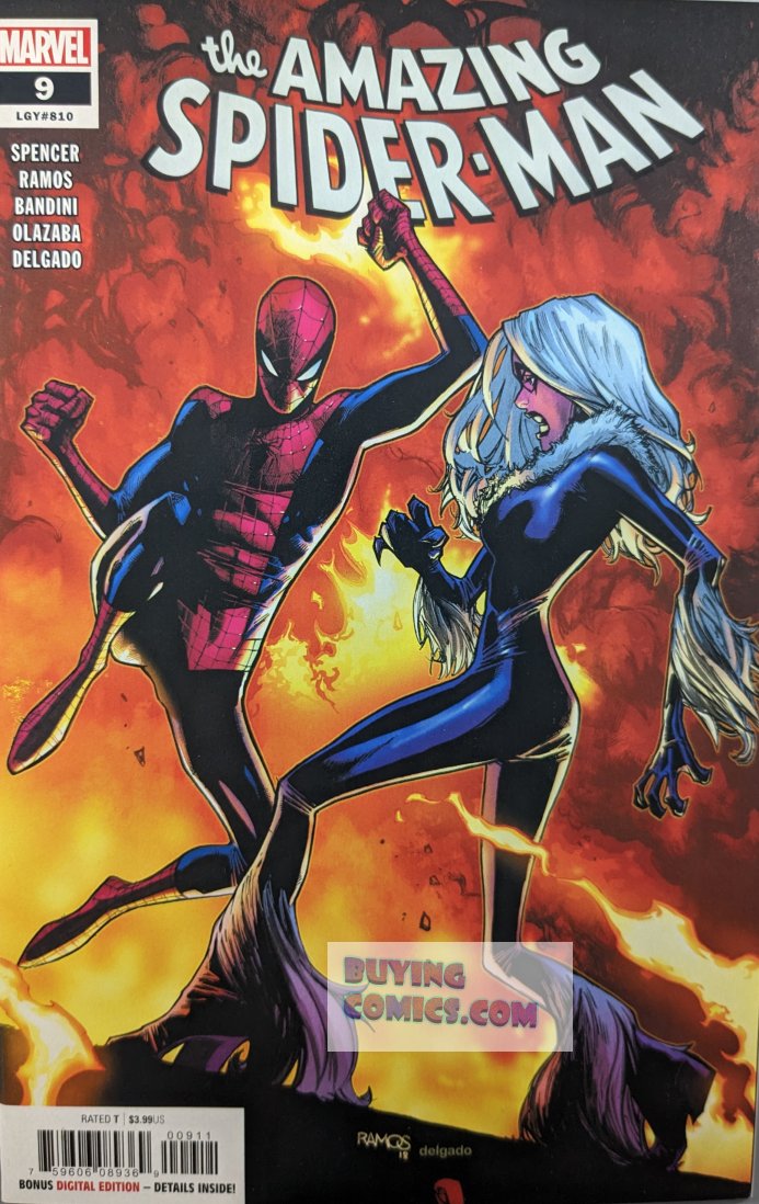 Amazing Spider-Man #9 Comic Book Cover Art