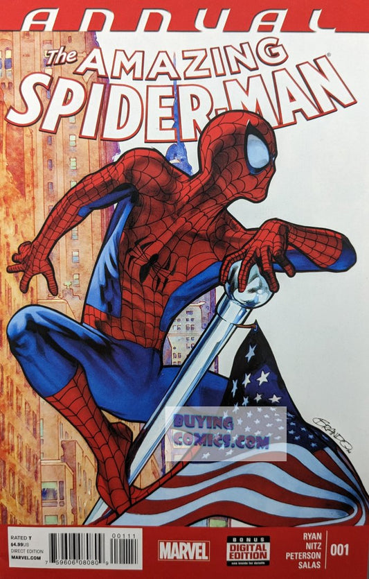 Amazing Spider-Man Annual #1 Comic Book Cover Art