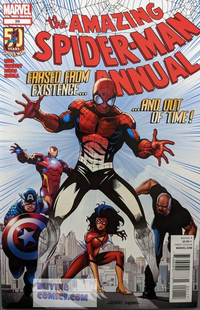 Amazing Spider-Man Annual #39 Comic Book Cover Art