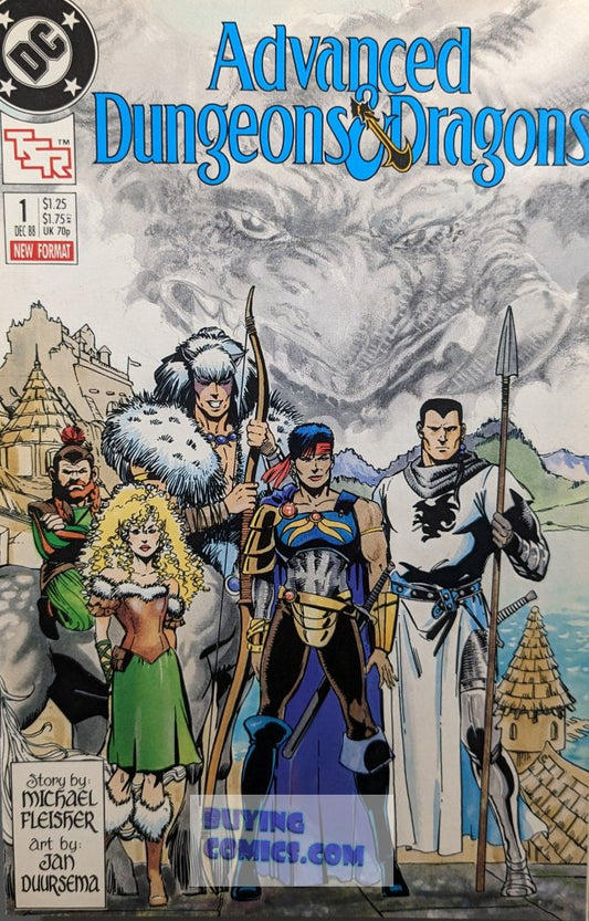 Advanced Dungeons And Dragons #1 Comic Book Cover Art