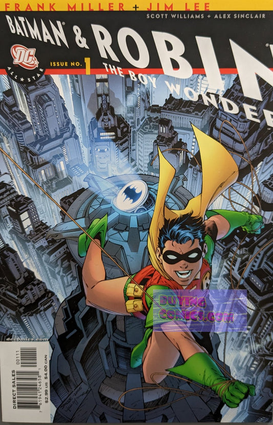 All Star Batman And Robin #1 Comic Book Cover Art