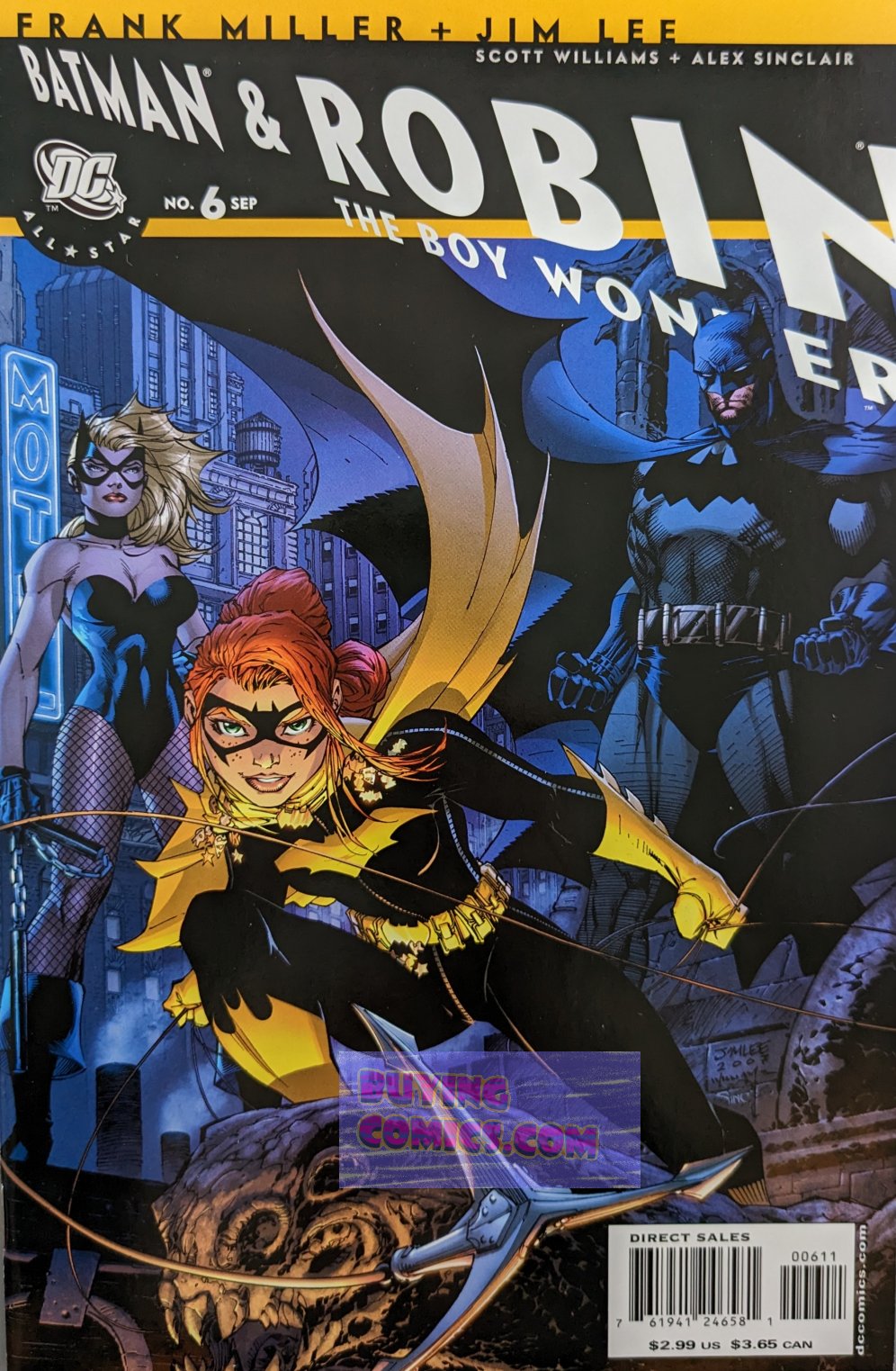 All Star Batman And Robin #6 Comic Book Cover Art